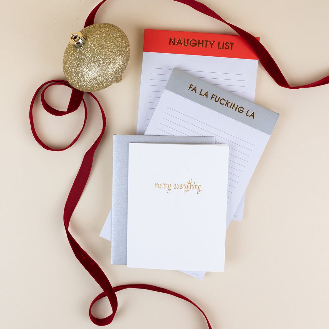 Merry Everything - Letterpress Card