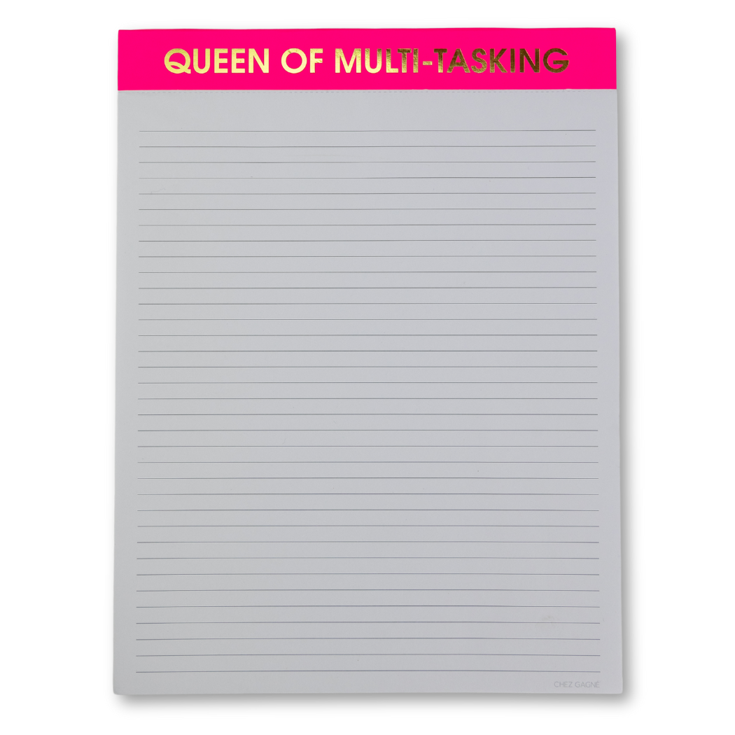 Queen Of Multi-Tasking - Large Memo Notepad