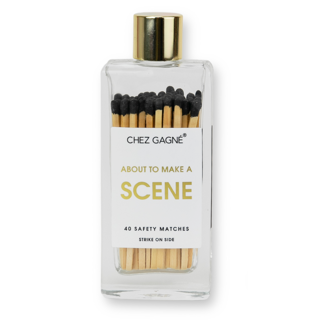 About To Make A Scene - Glass Bottle Safety Matches