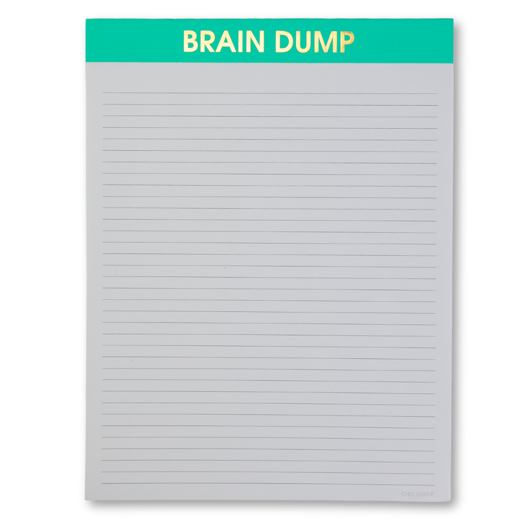 Brain Dump - Large Memo Notepad