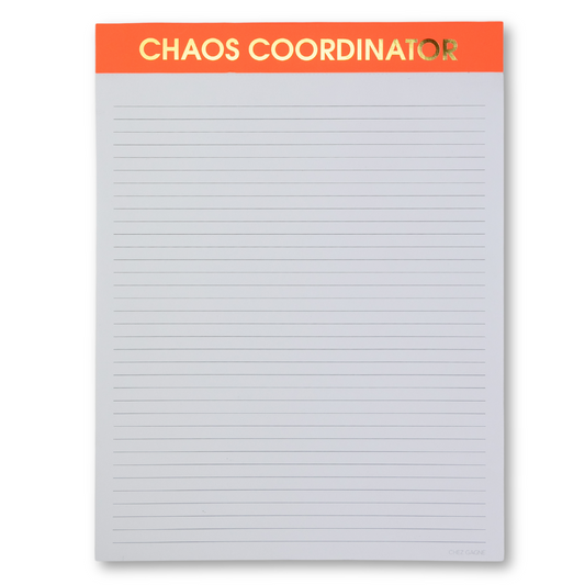 Chaos Coordinator - Large Memo Notepad