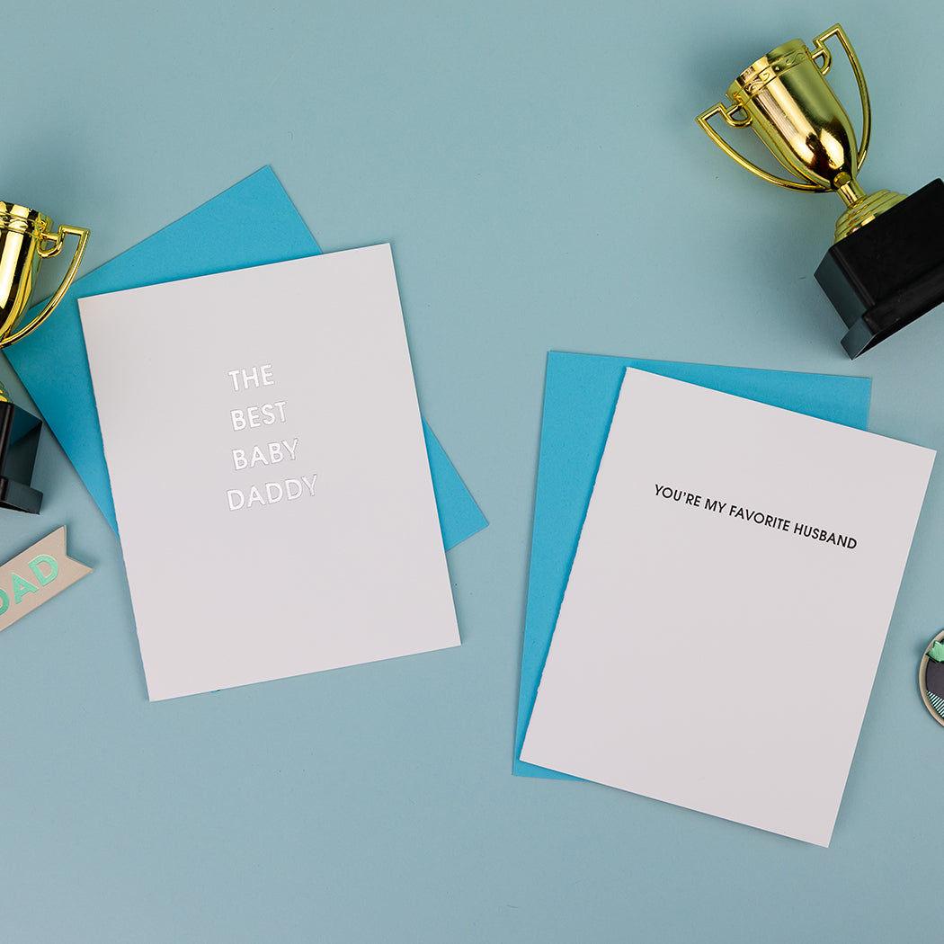 You're My Favorite Husband - Letterpress Card