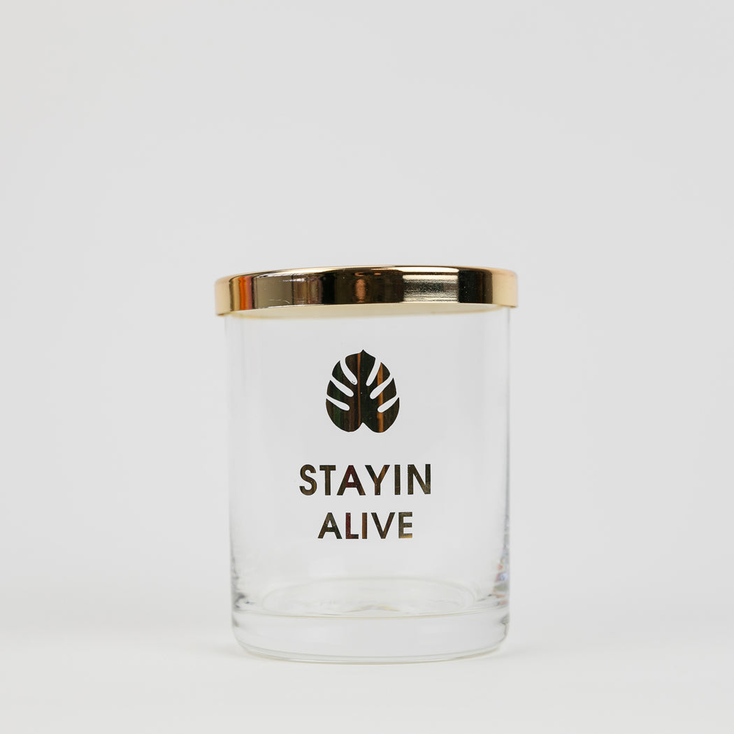 Limited Edition: Stayin' Alive Match + Rocks Glass Duo