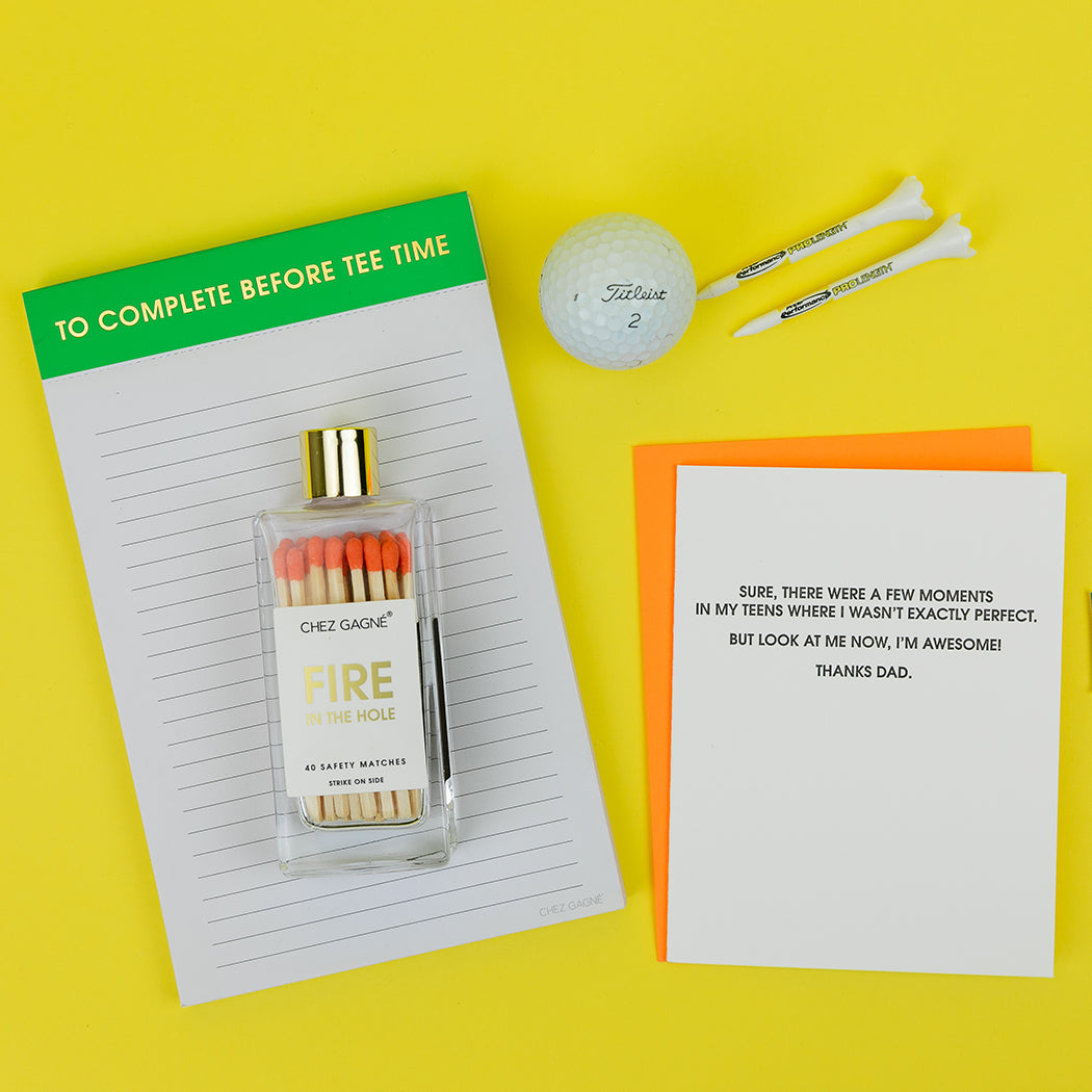 Fire in the Hole - Glass Bottle Safety Matches