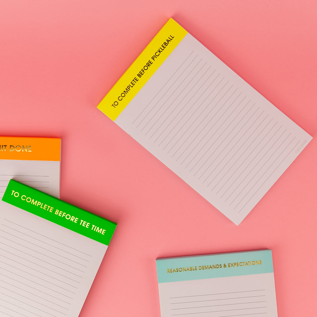 Reasonable Demands & Expectations - Lined Notepad