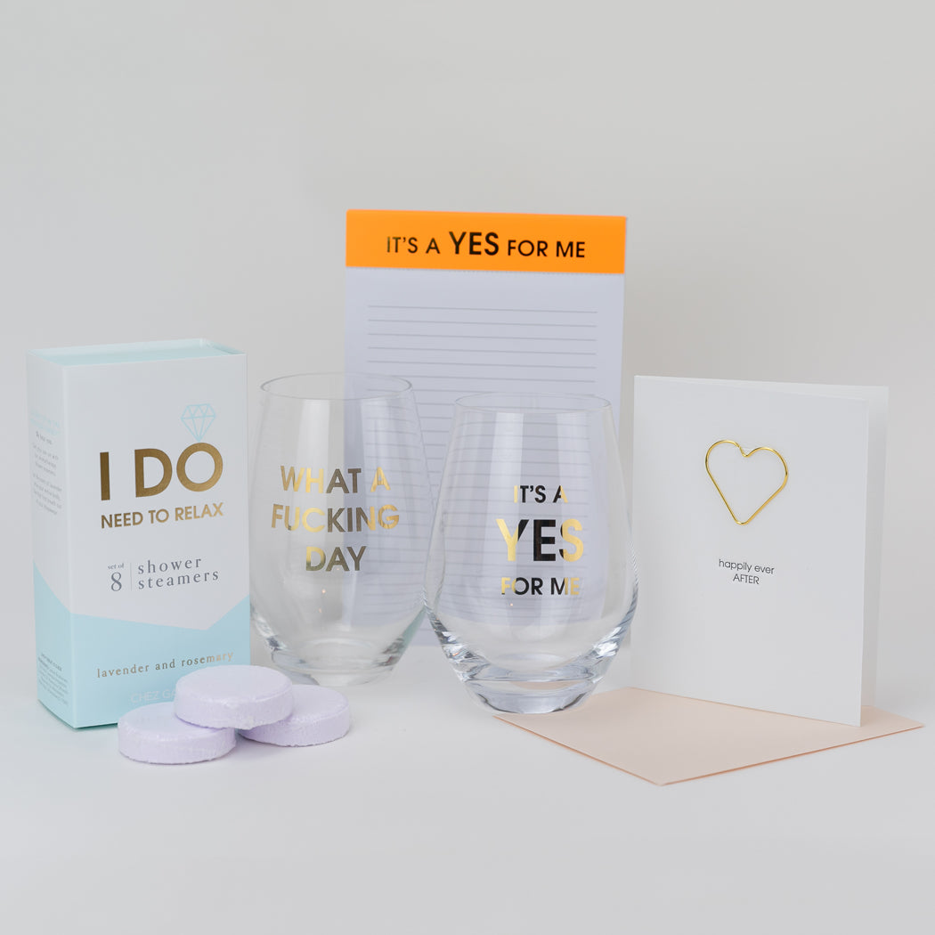 Happily Ever After - Heart Paperclip Letterpress Card