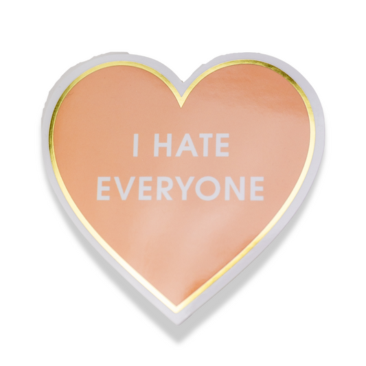 I Hate Everyone - Vinyl Sticker