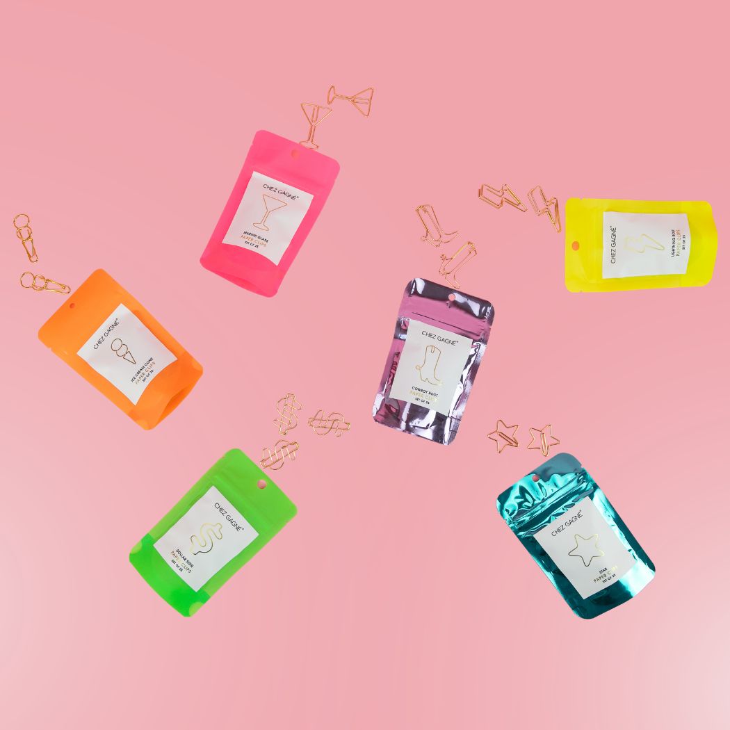 Paper Clip Pack - Martini Glass Pack of 25