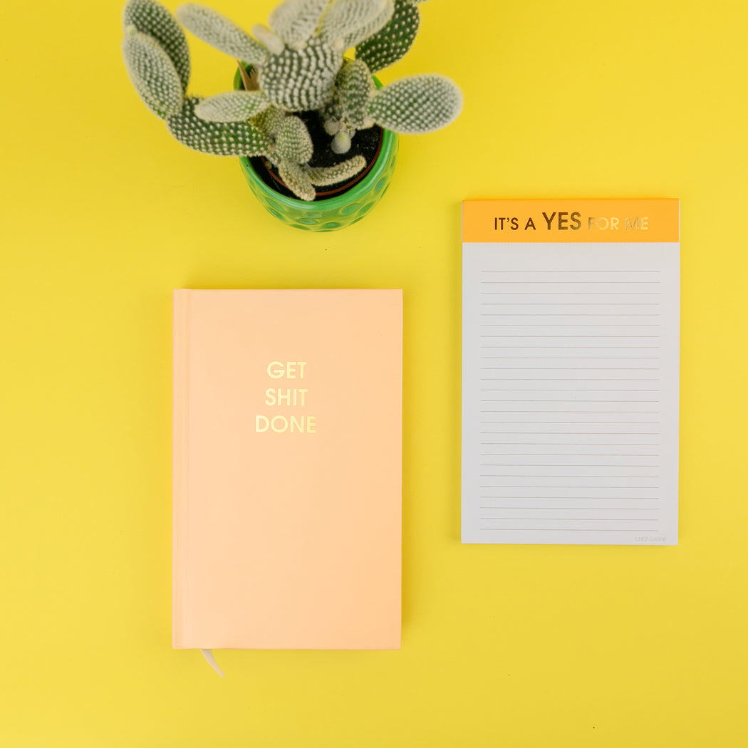 It's A Yes For Me - Lined Notepad