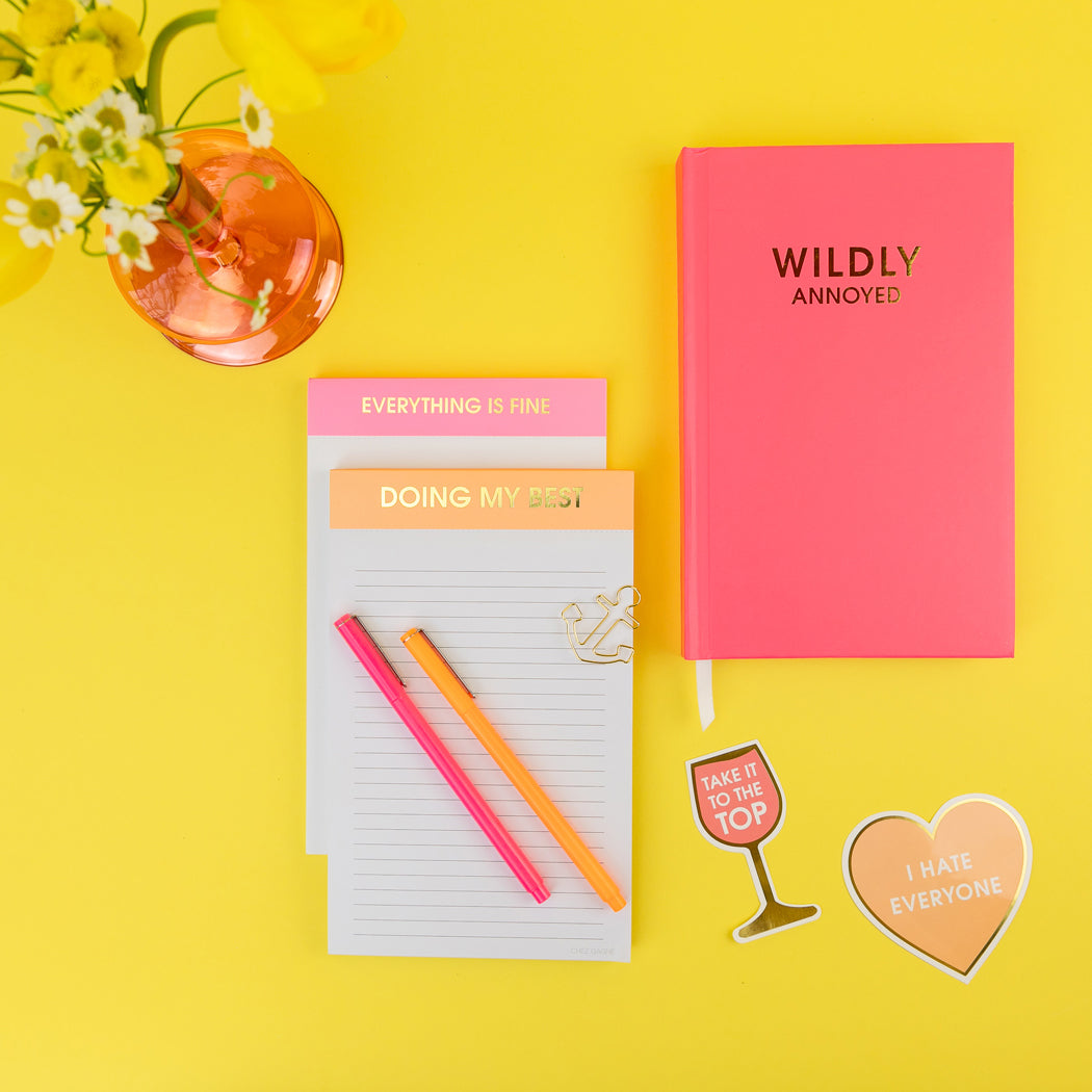 Everything is Fine - Lined Notepad