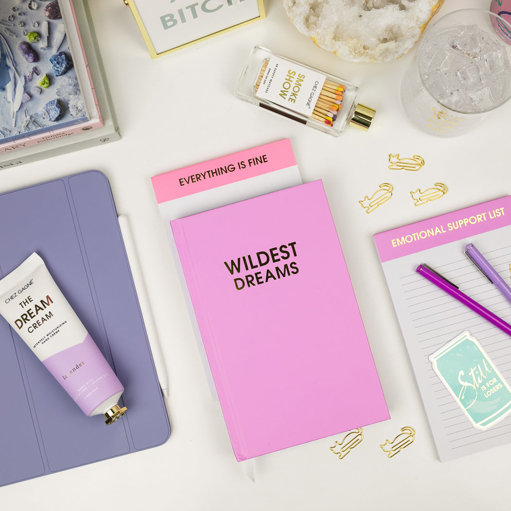 Wildest Dreams - Lavender Hardcover Journal