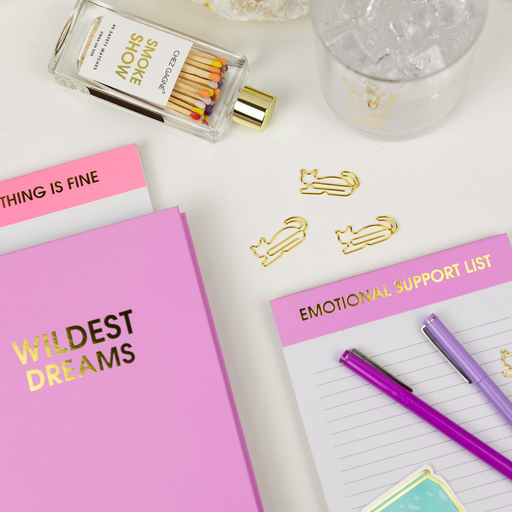 Emotional Support List - Lined Notepad
