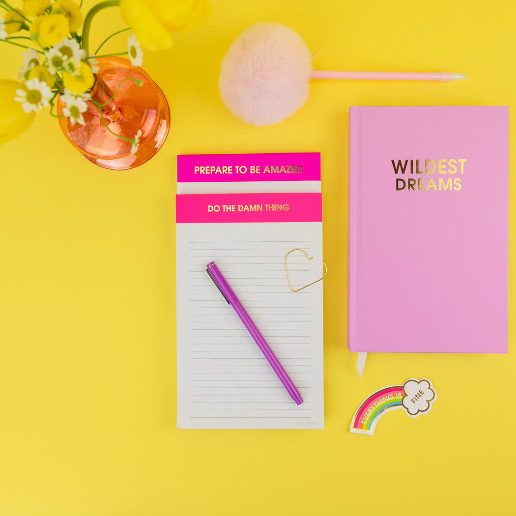 Prepare to Be Amazed - Lined Notepad