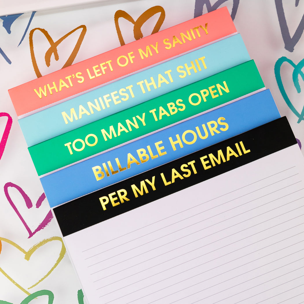 What's Left of my Sanity? - Large Memo Notepad
