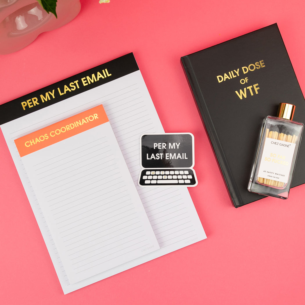 Daily Dose of WTF - Black Hardcover Journal