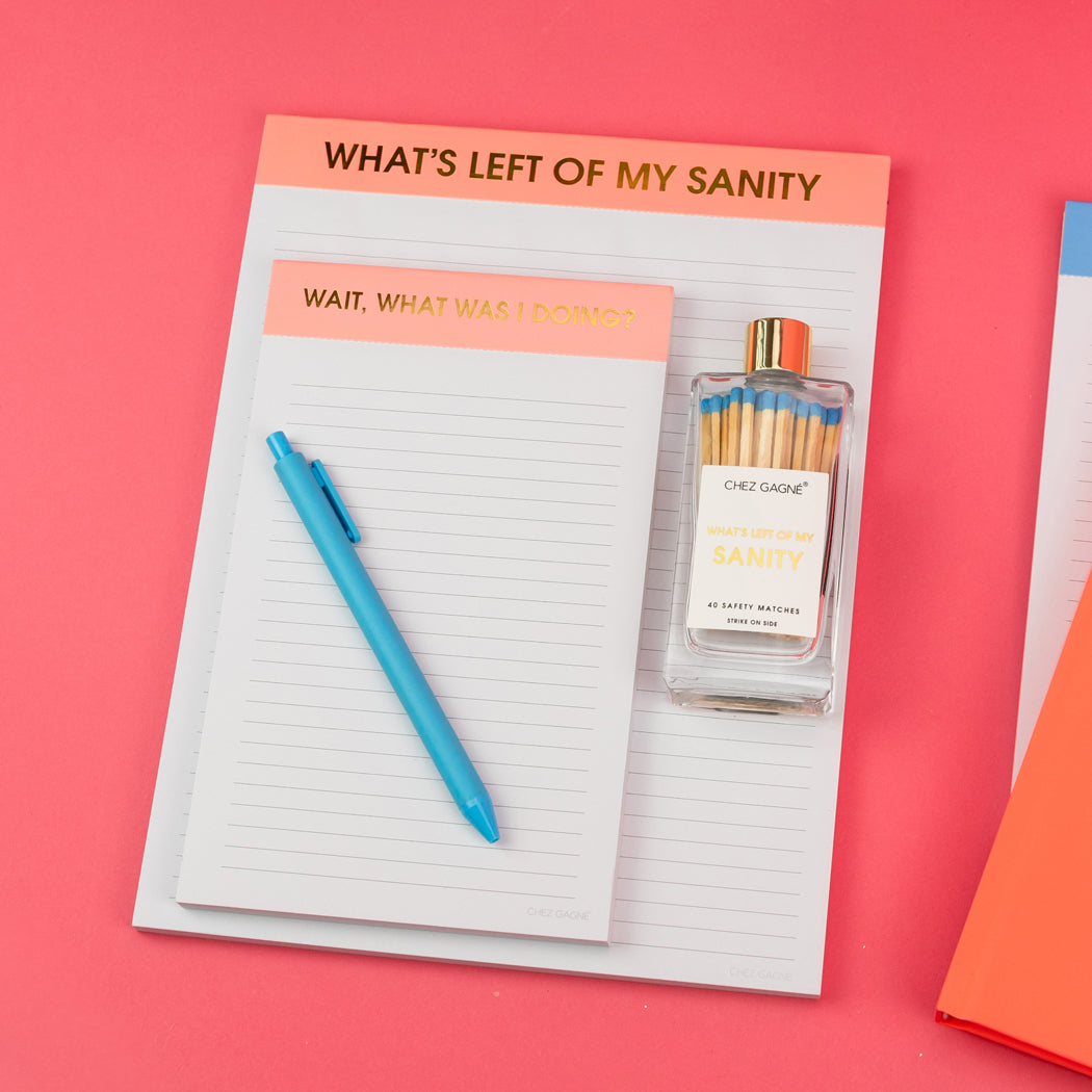 What's Left of my Sanity? - Large Memo Notepad