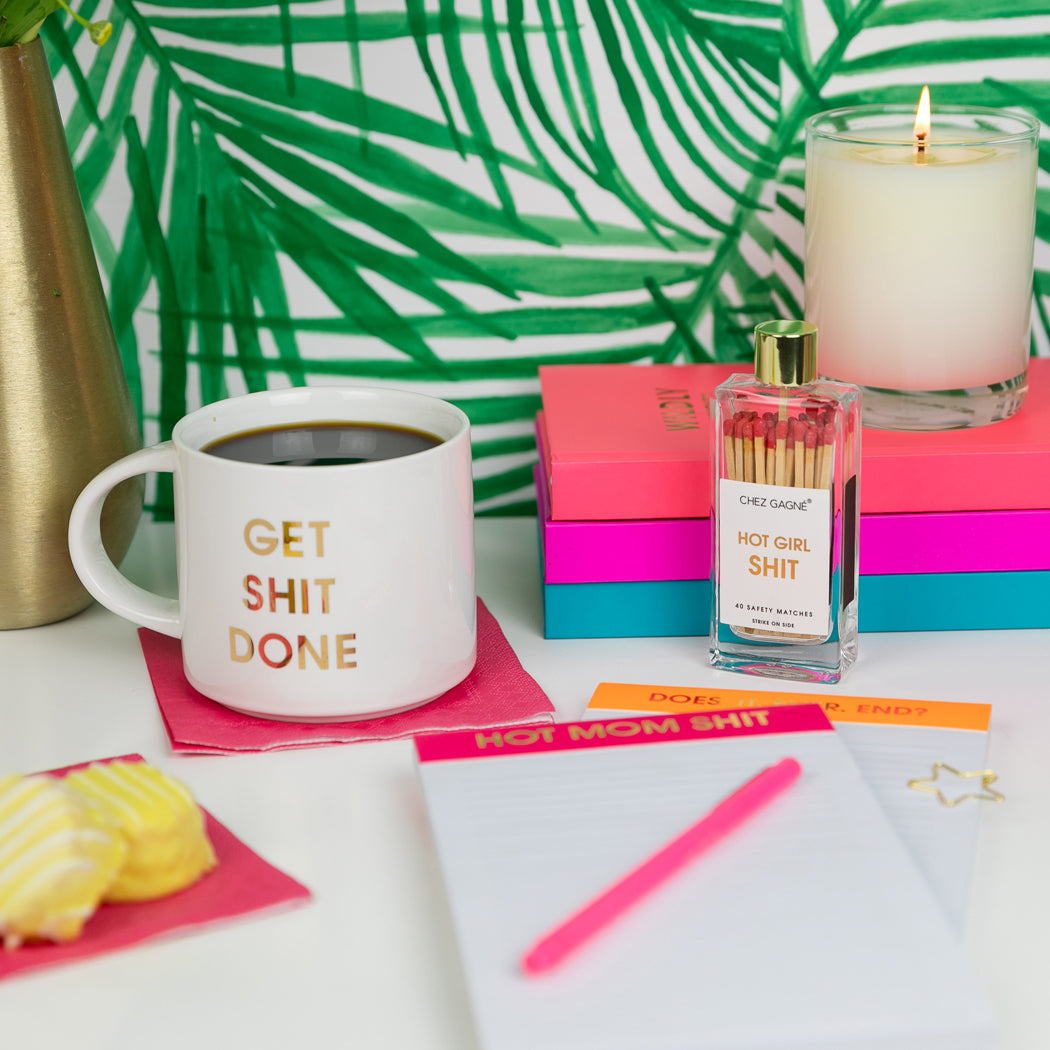 Get Shit Done - Gold Foil Oversized Mug