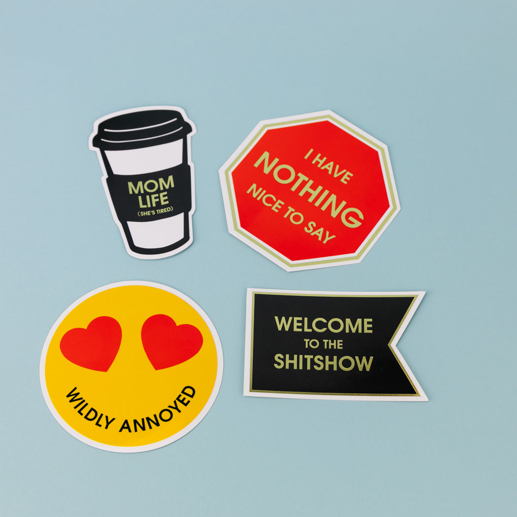 Mom Life (She's Tired)- Vinyl Sticker