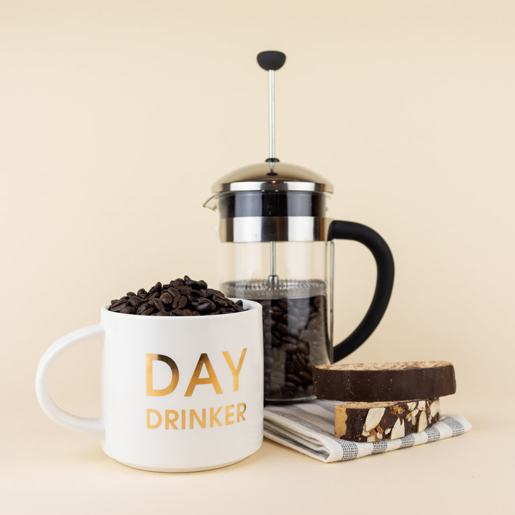 Day Drinker - Gold Foil Metallic Mug