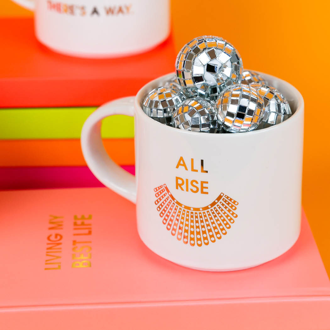 All Rise - RBG Collar Gold Metallic Mug