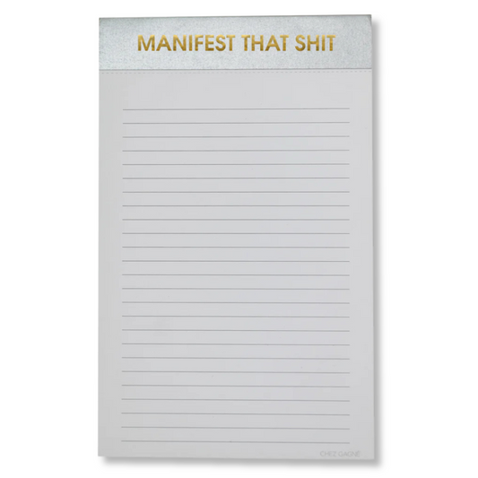 Manifest That Shit - Lined Notepad