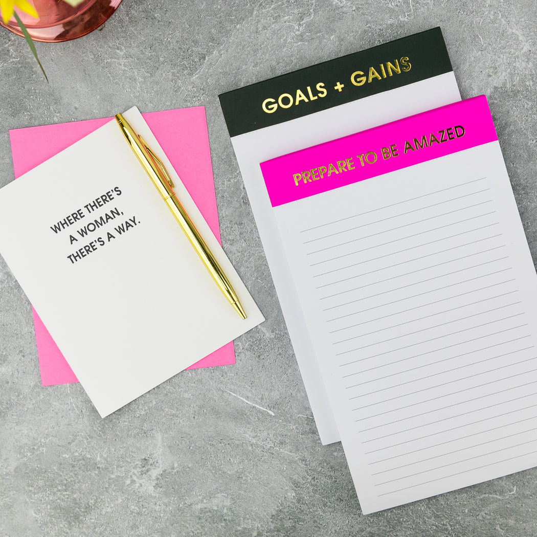 Prepare to Be Amazed - Lined Notepad
