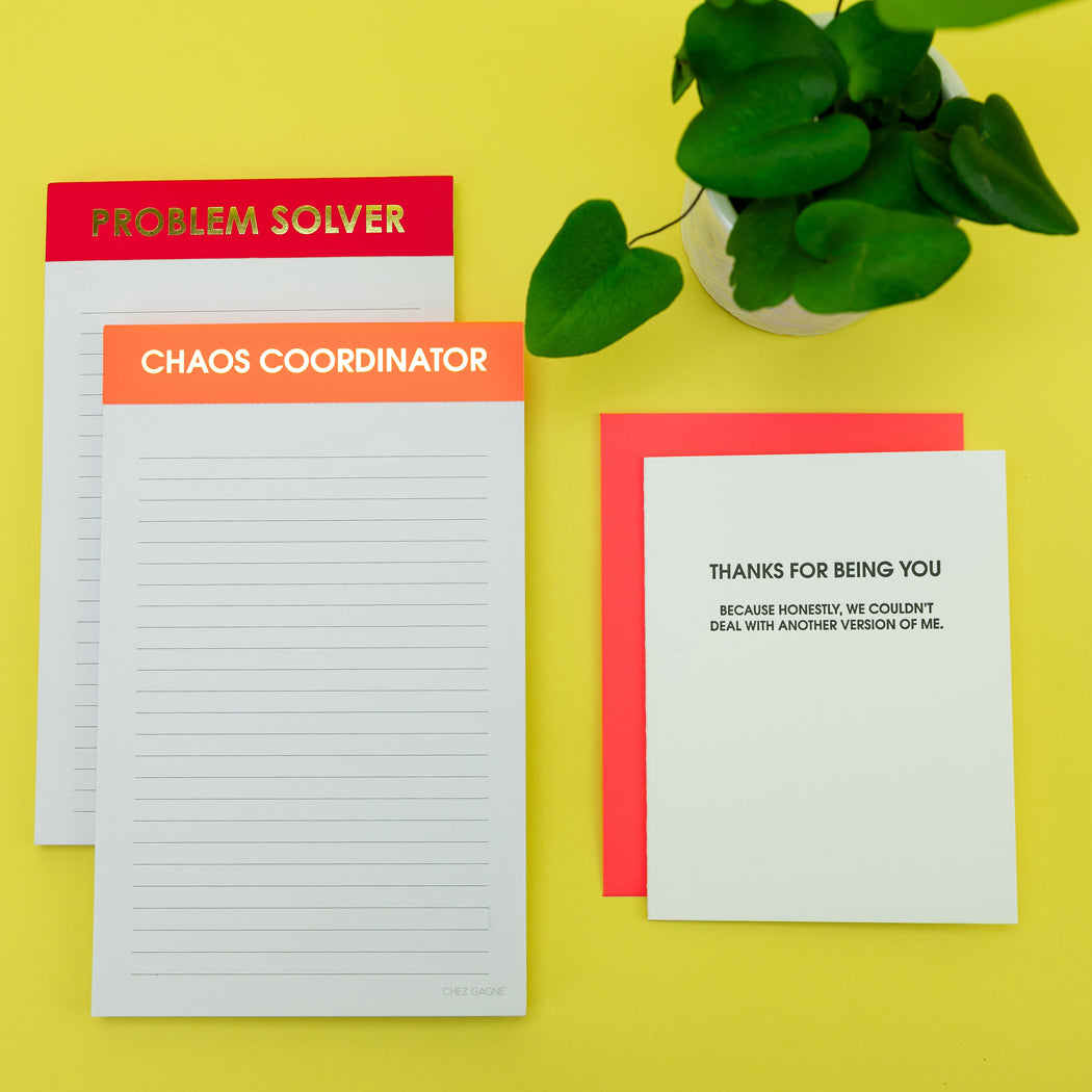 Thanks For Being You. Because Honestly, We Couldn’t Deal With Another Version Of Me - Letterpress Card