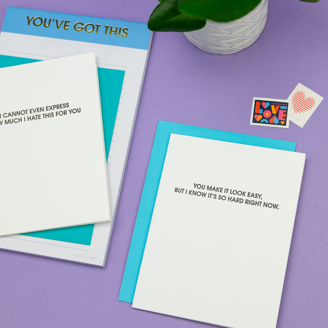 I Cannot Even Express How Much I Hate This For You - Letterpress Card