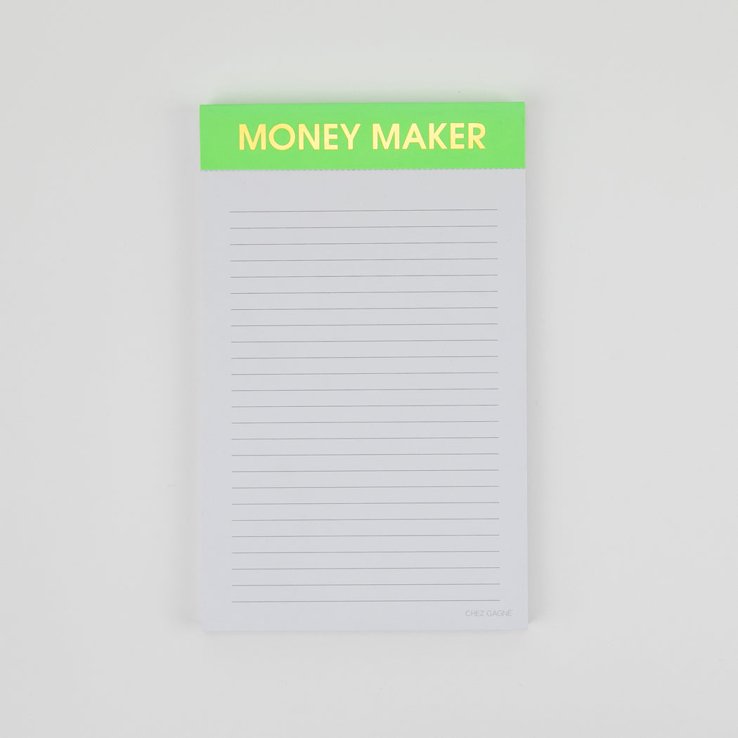 Money Maker - Lined Notepad