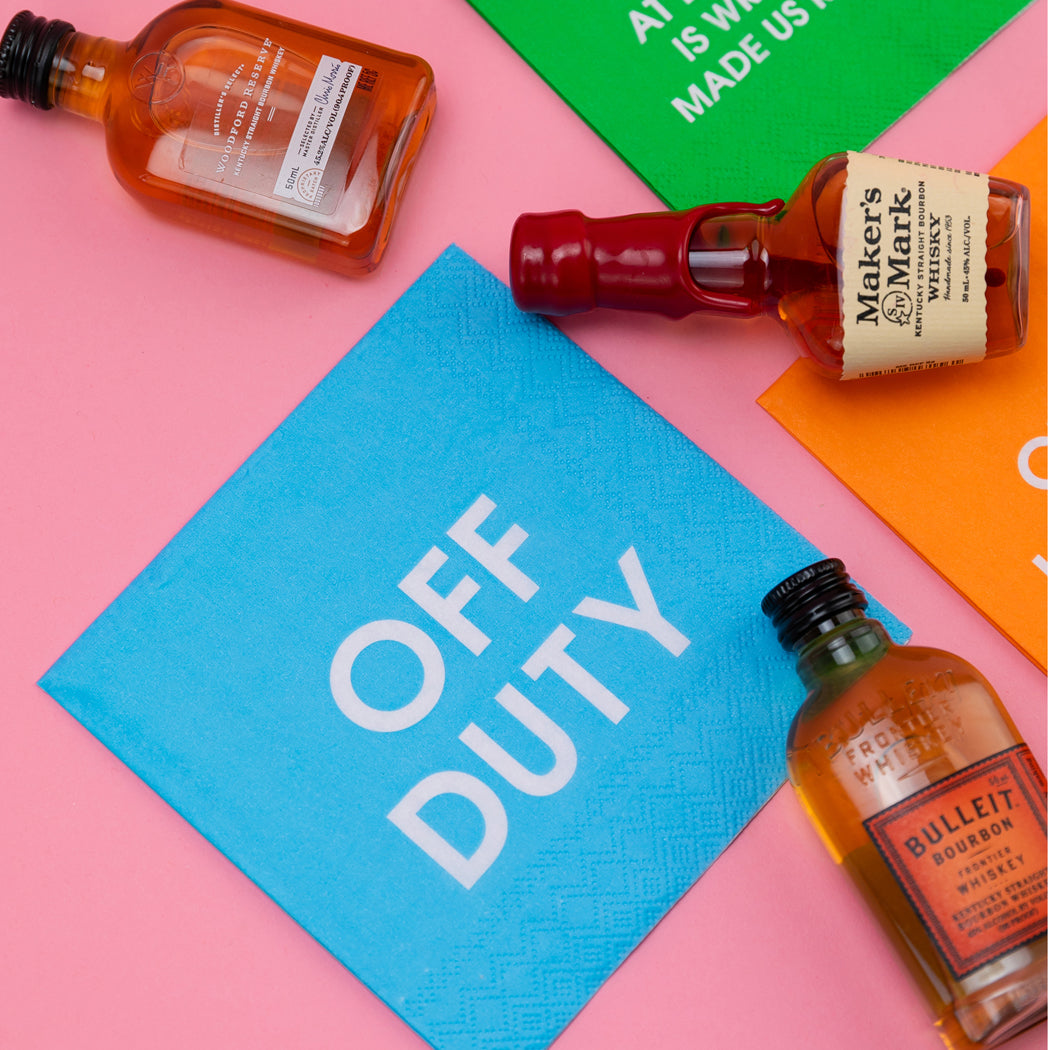 Off Duty- Cocktail Napkins