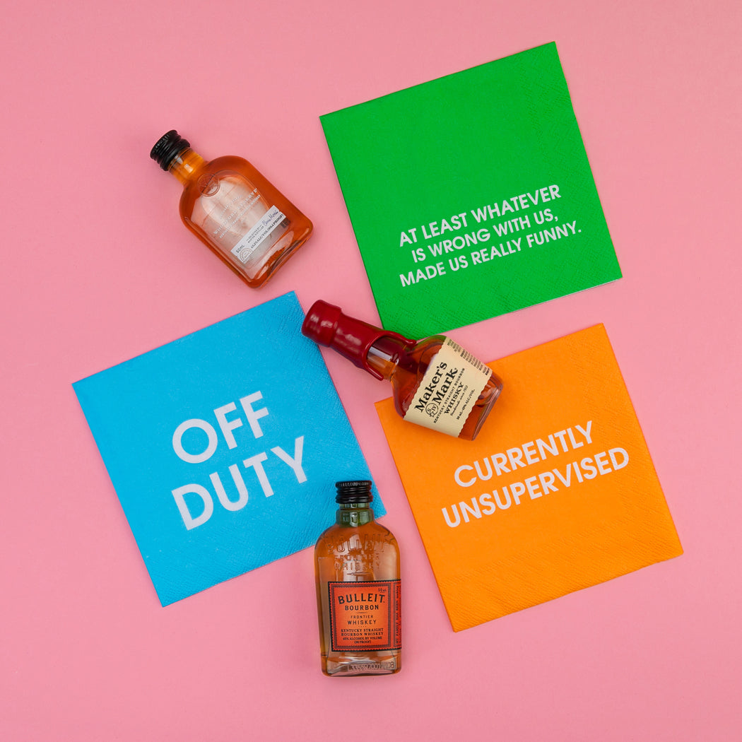 Off Duty- Cocktail Napkins
