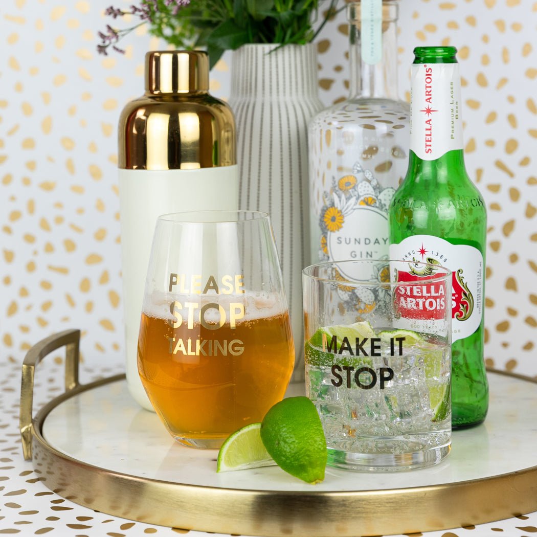 Make It Stop - Rocks Glass