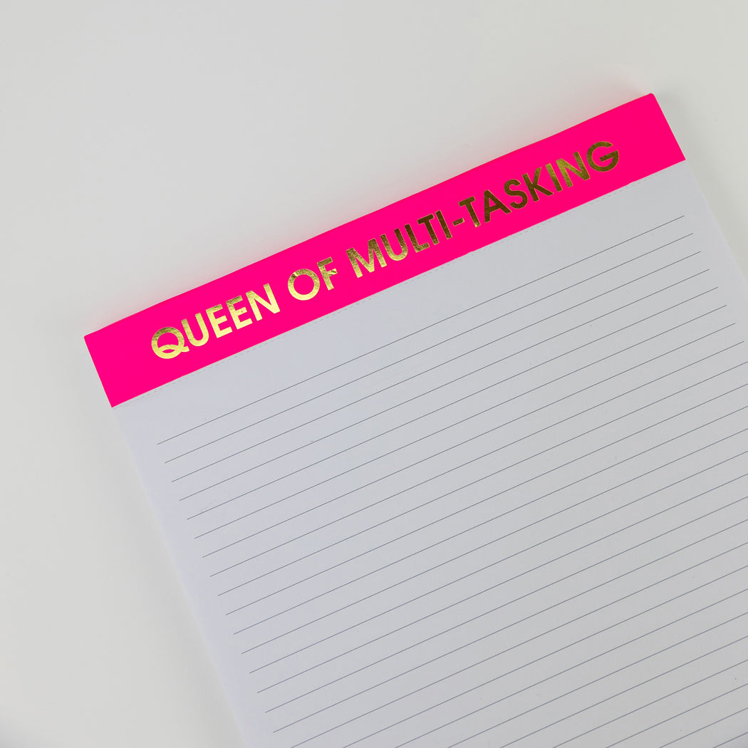 Queen Of Multi-Tasking - Large Memo Notepad