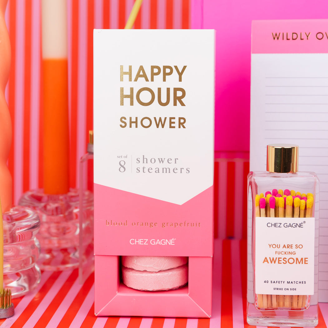 Happy Hour Shower - Shower Steamers - Blood Orange Mimosa
