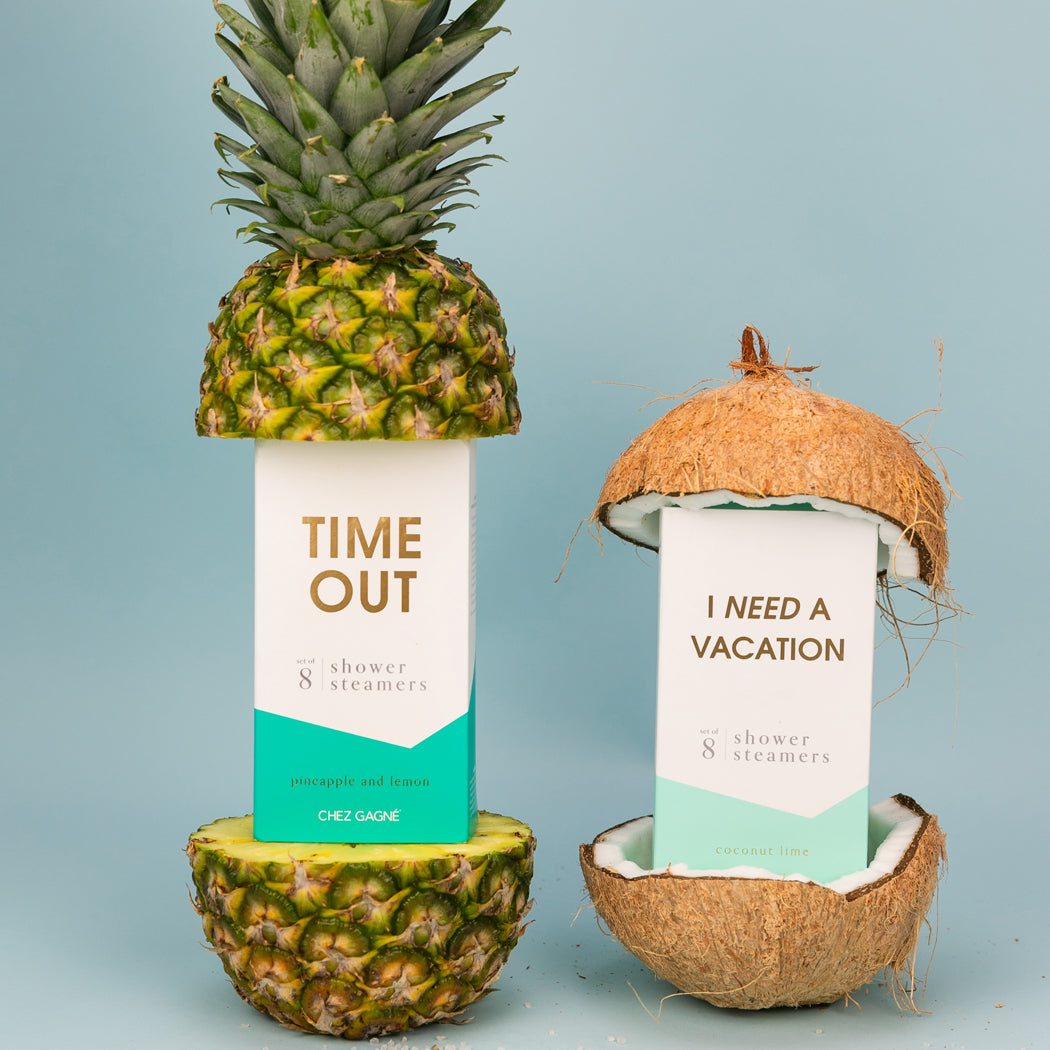 Time Out - Shower Steamers - Pineapple + Lemon