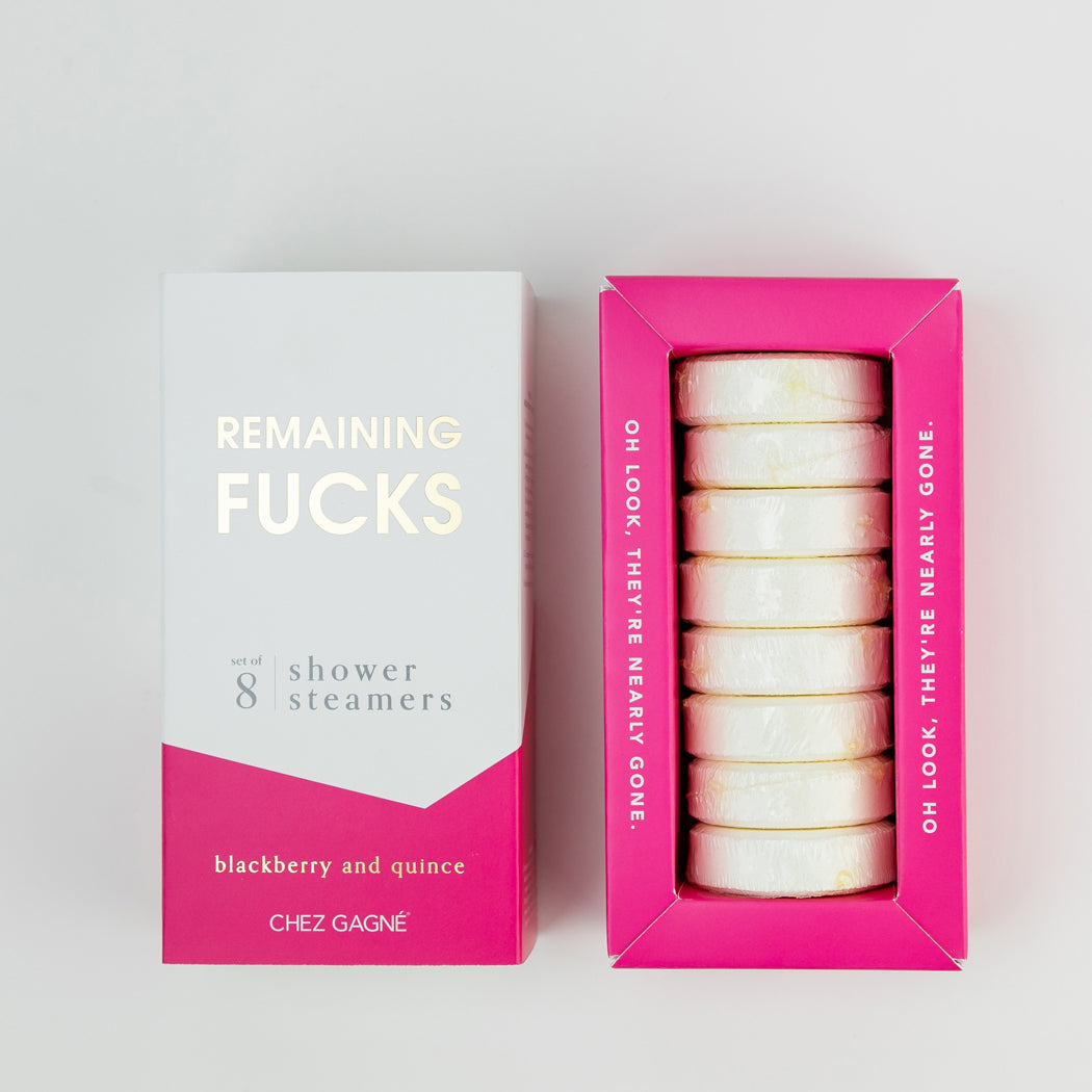Remaining Fucks - Shower Steamers - Blackberry and Quince