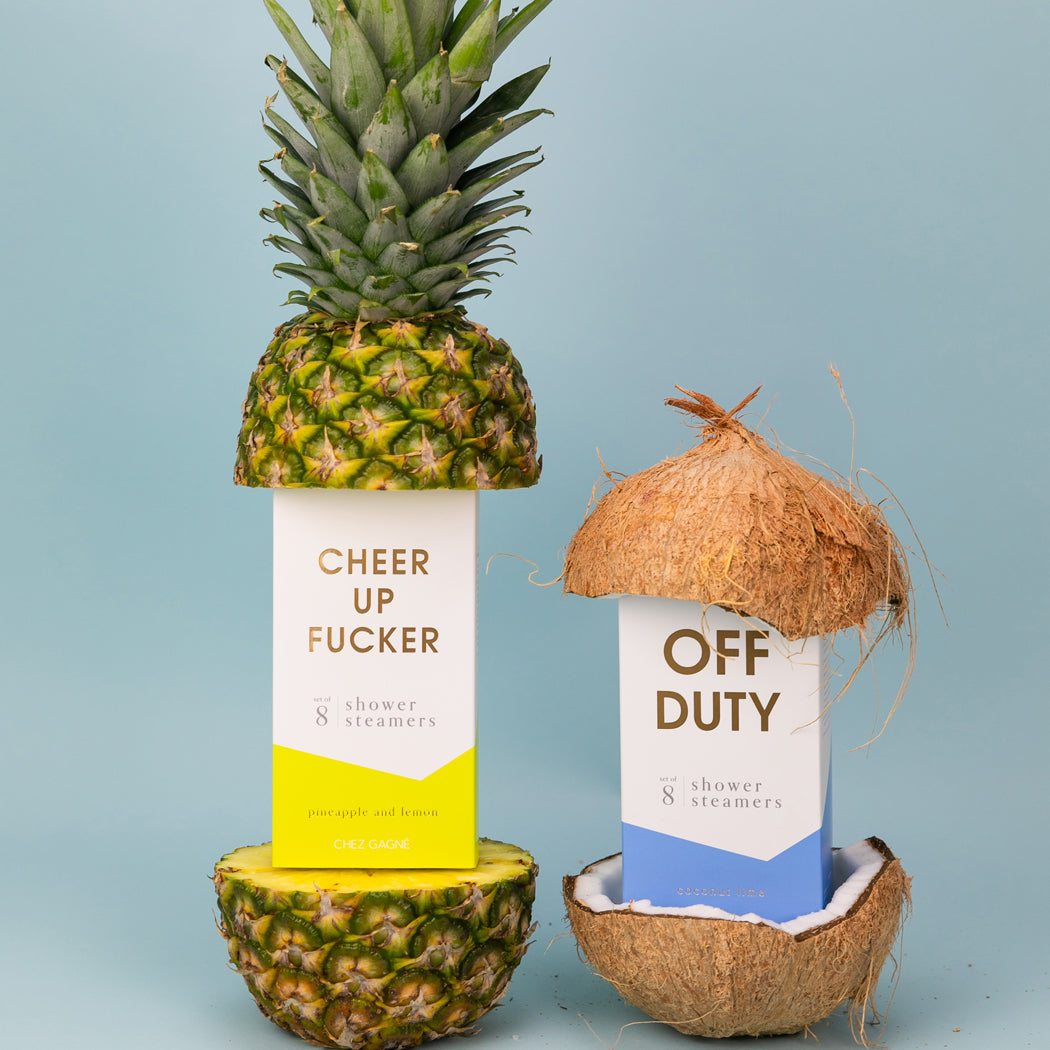 Cheer Up Fucker - Shower Steamers - Pineapple Lemon