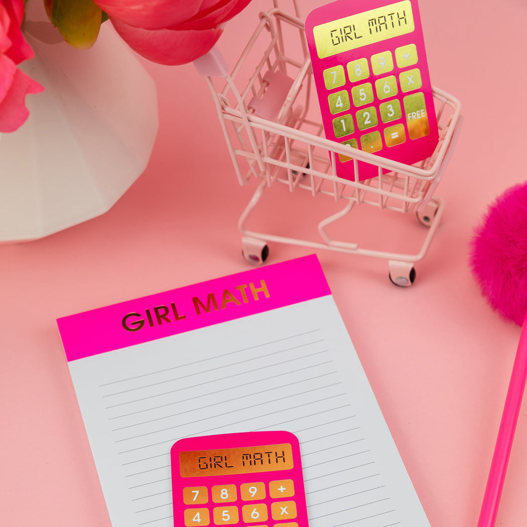 Girl Math - Calculator - Funny Vinyl Sticker