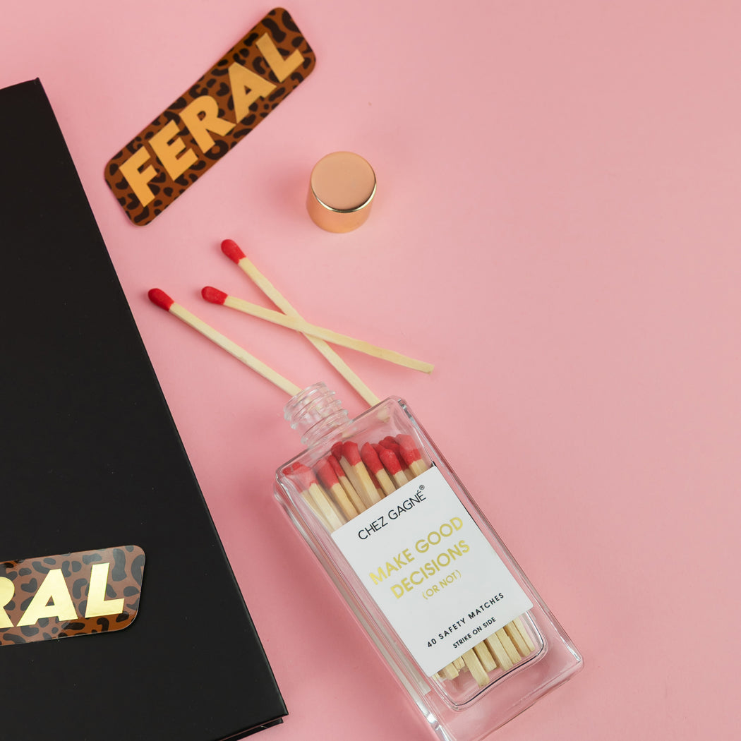 Feral - Funny Vinyl Sticker