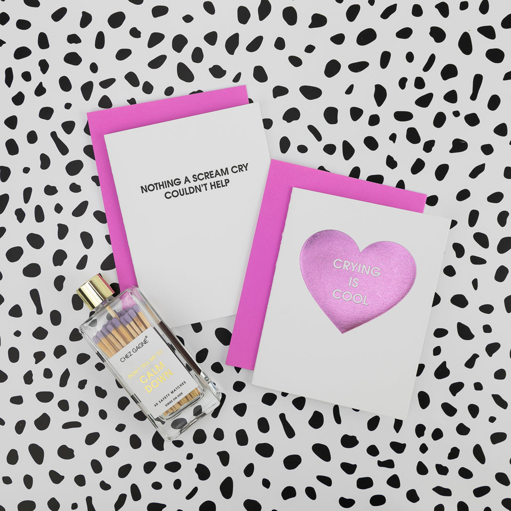 Don't Tell Me To Calm Down - Glass Bottle Safety Matches