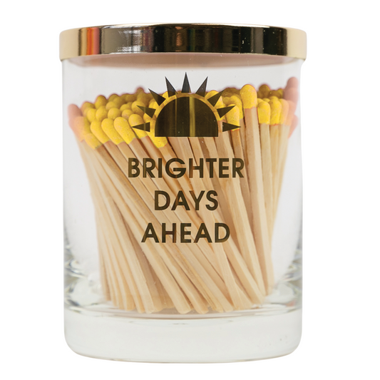Limited Edition: Brighter Days Ahead Match + Rocks Glass Duo