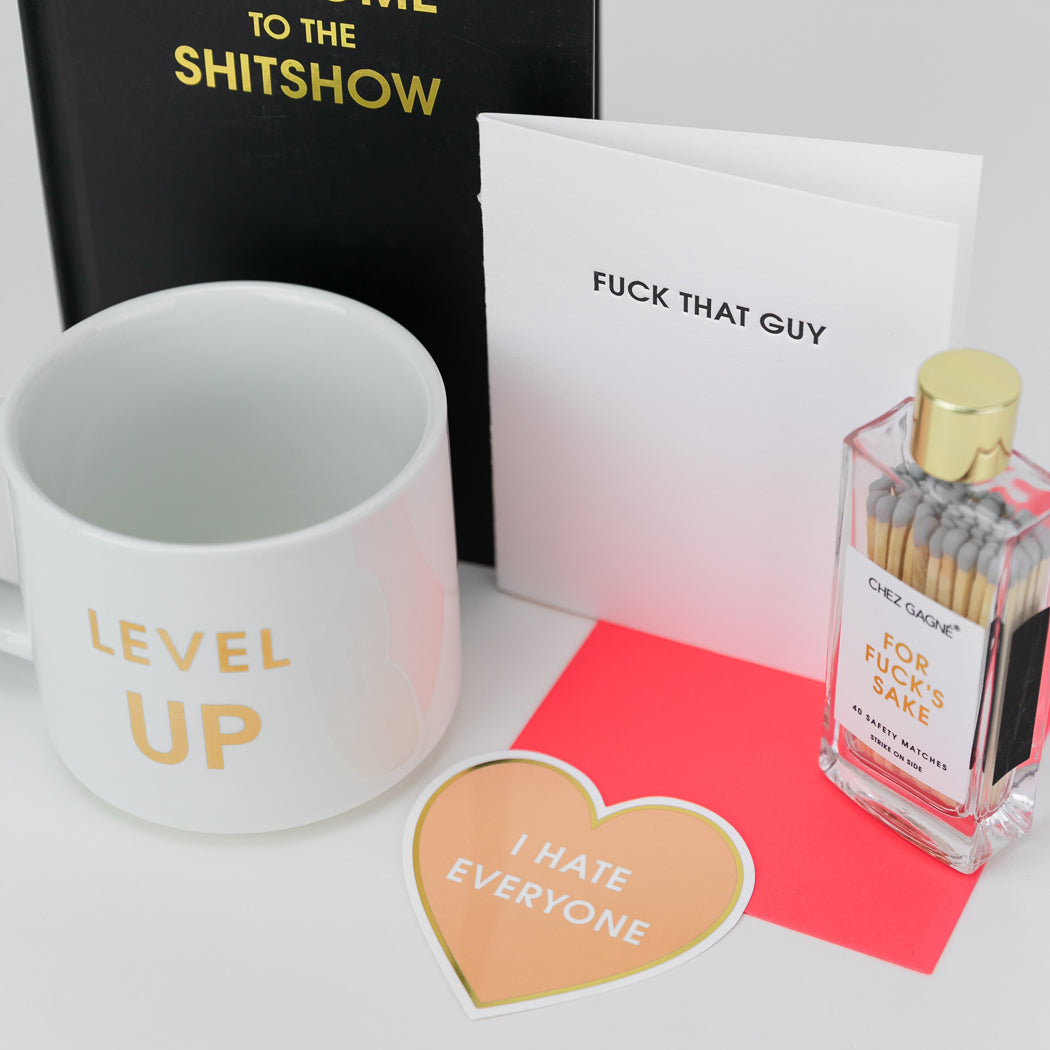 Fuck That Guy - Letterpress Card