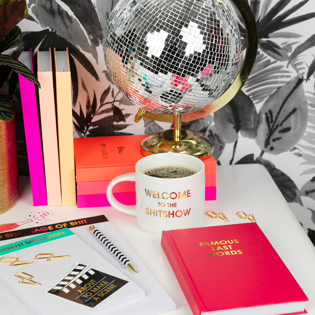 Famous Last Words - Magenta Hardcover Journal