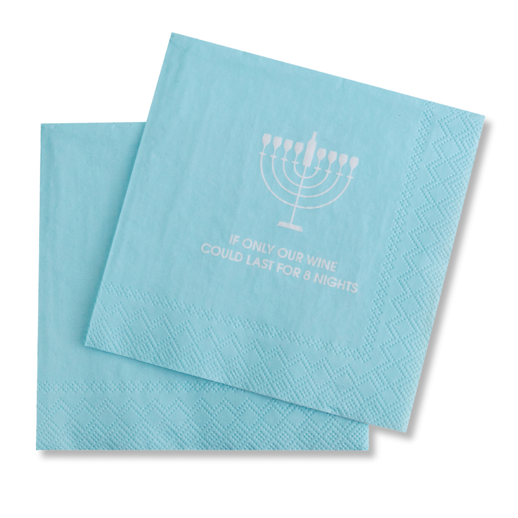 If Only Our Wine Could Last For 8 Nights - Cocktail Napkins