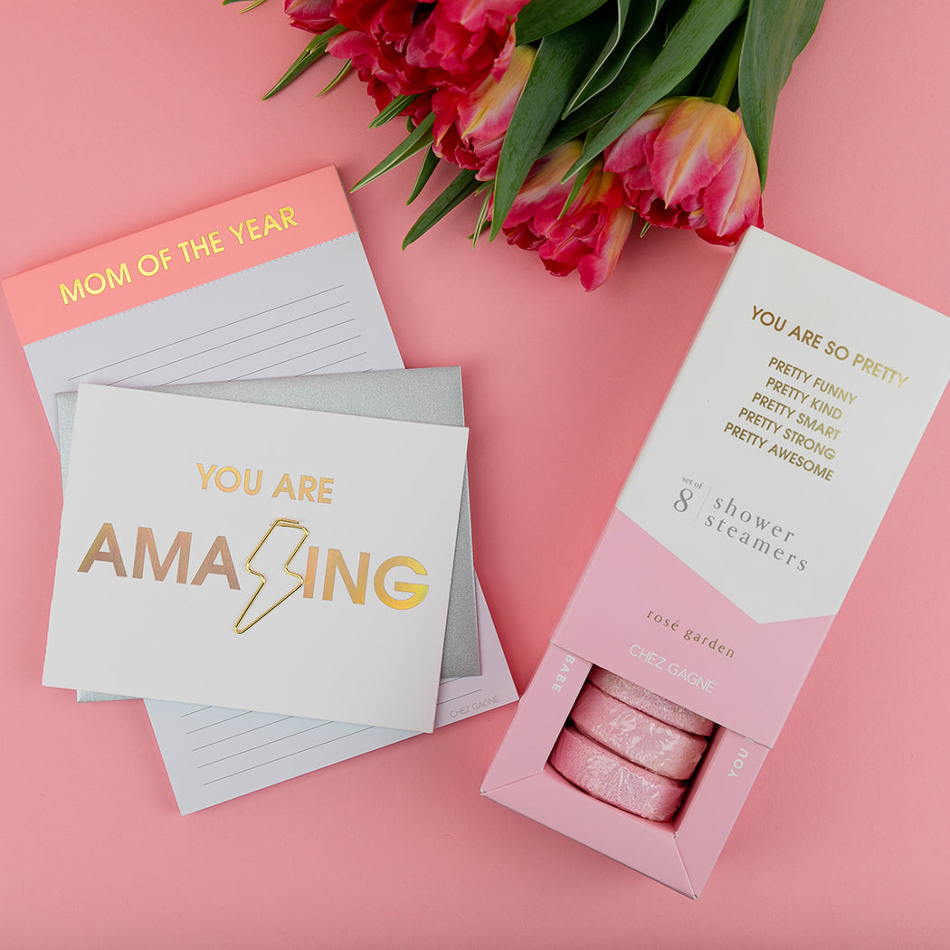 You Are Amazing - Paper Clip Letterpress Card