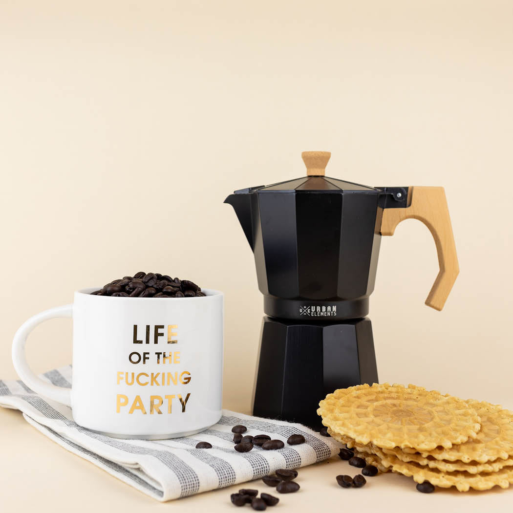 Life of the Fucking Party - Gold Metallic Mug