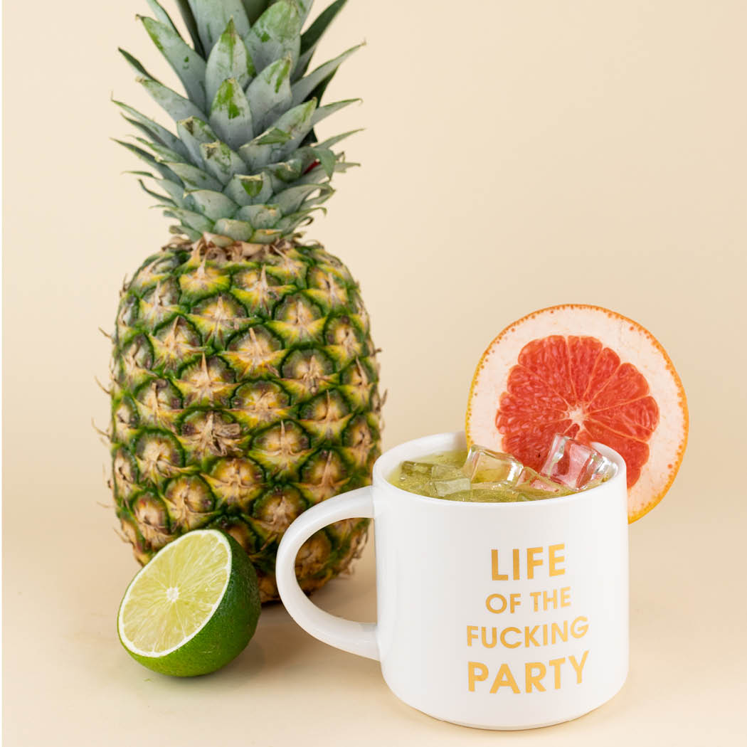 Life of the Fucking Party - Gold Metallic Mug
