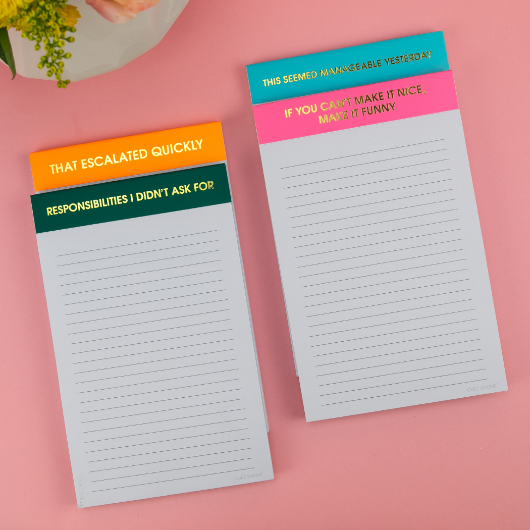 NEW NOTEPADS