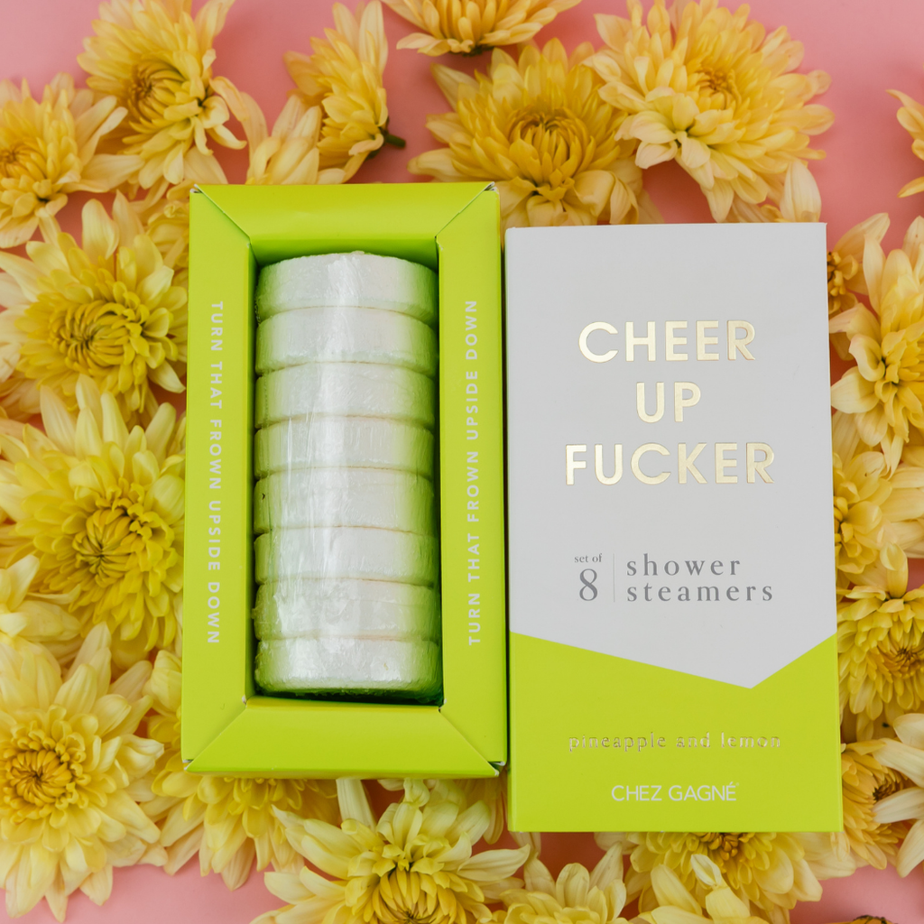 Cheer Up Fucker - Shower Steamers - Pineapple Lemon