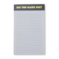 Do The Hard Shit - Lined Notepad  - Shimmer Black - 5"x8"